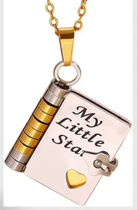 Son’s Star Treasured Book Necklace