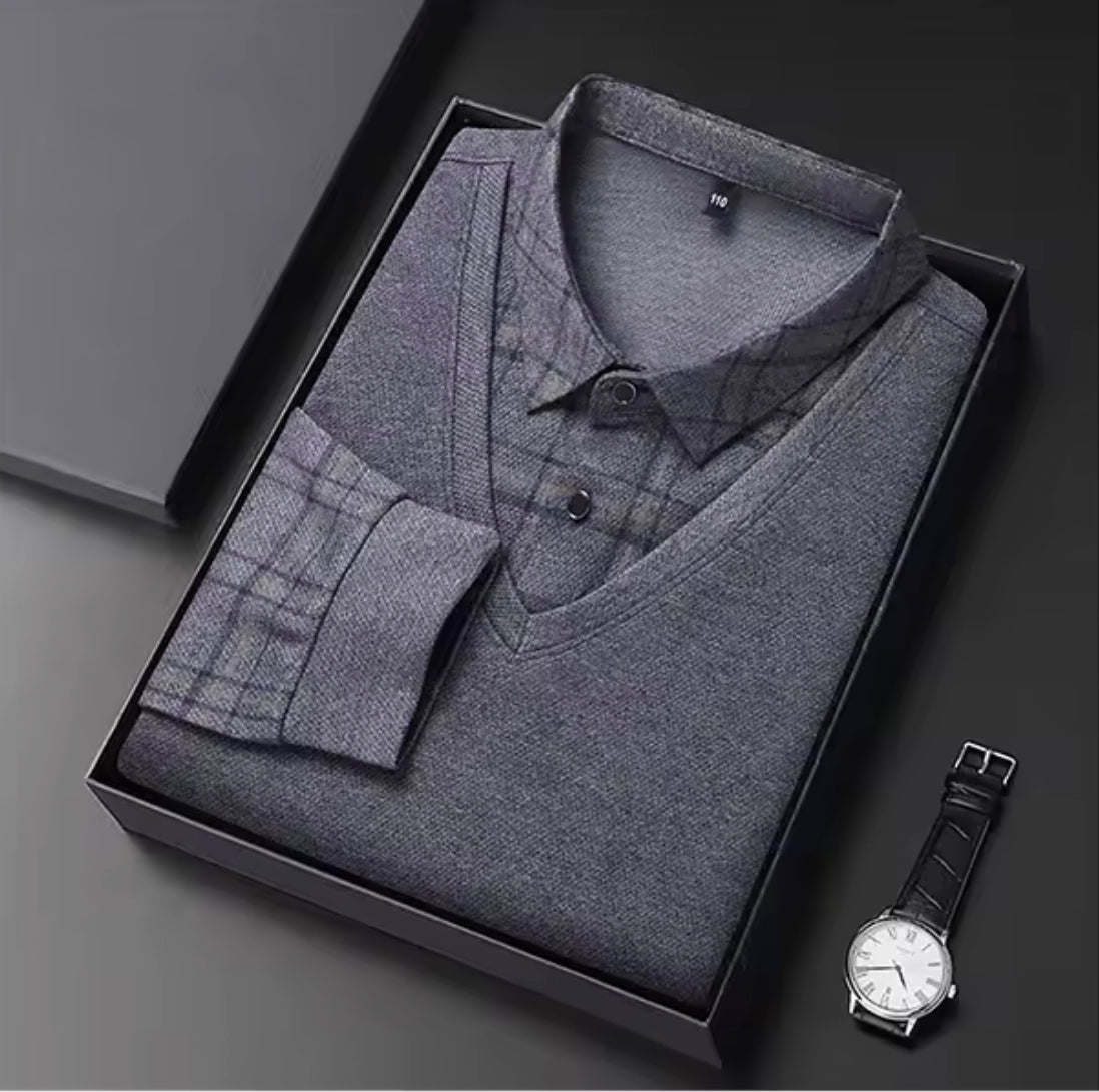 Long-sleeved Men's Shirt