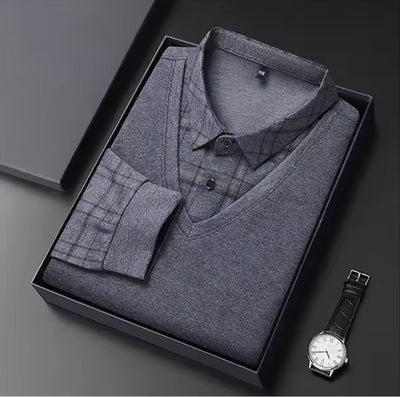 Long-sleeved Men's Shirt