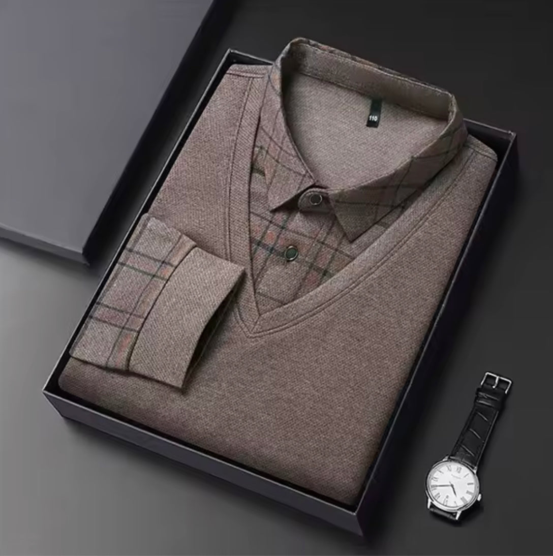 Long-sleeved Men's Shirt