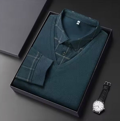 Long-sleeved Men's Shirt