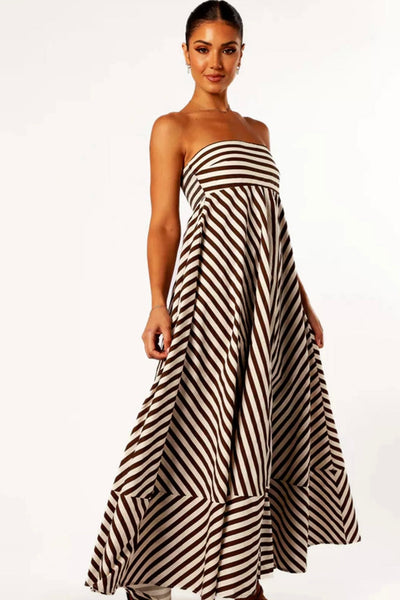 NOCTURNAL CHARM RUCHED MAXI DRESS