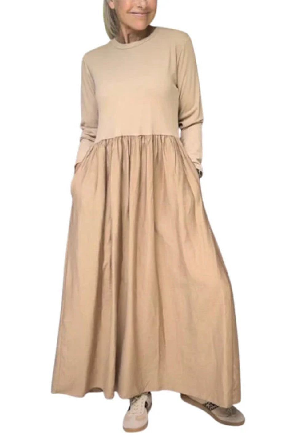 BEATRICE | LONG SLEEVES KNITTED MIDI DRESS
