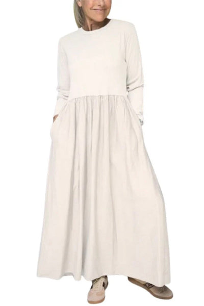 BEATRICE | LONG SLEEVES KNITTED MIDI DRESS