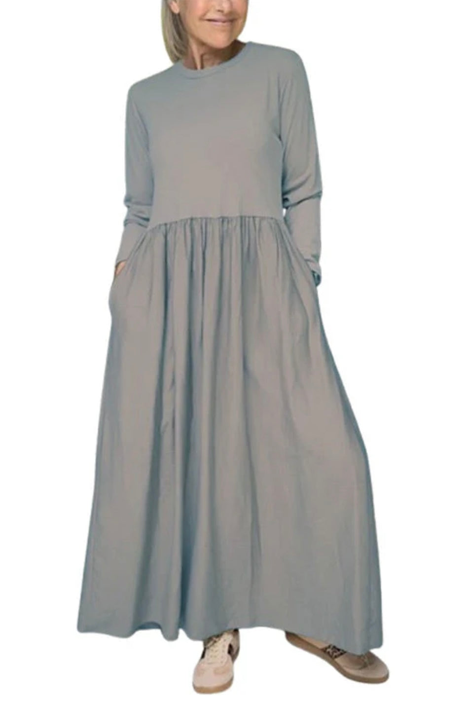 BEATRICE | LONG SLEEVES KNITTED MIDI DRESS