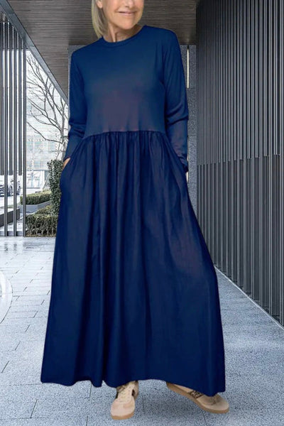 BEATRICE | LONG SLEEVES KNITTED MIDI DRESS