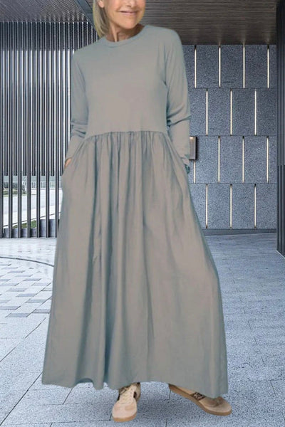 BEATRICE | LONG SLEEVES KNITTED MIDI DRESS