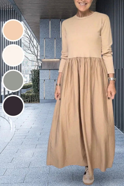 BEATRICE | LONG SLEEVES KNITTED MIDI DRESS