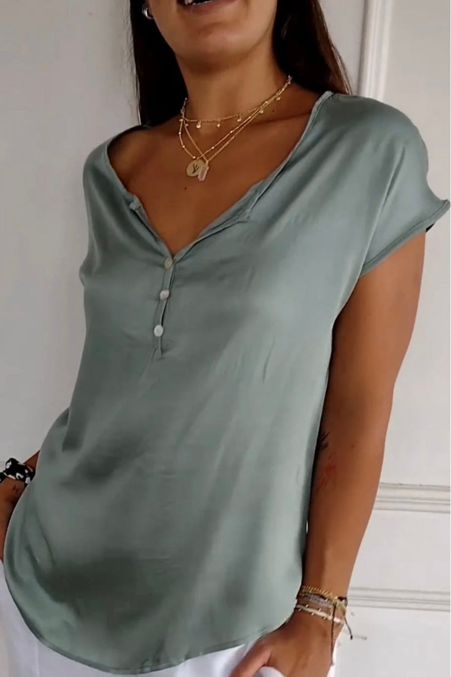 MARISA™ V-Neck T-Shirt in Casual Elegance