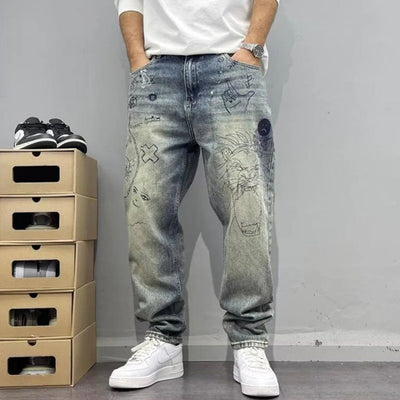BROOKLYN WASHED DENIM JEANS