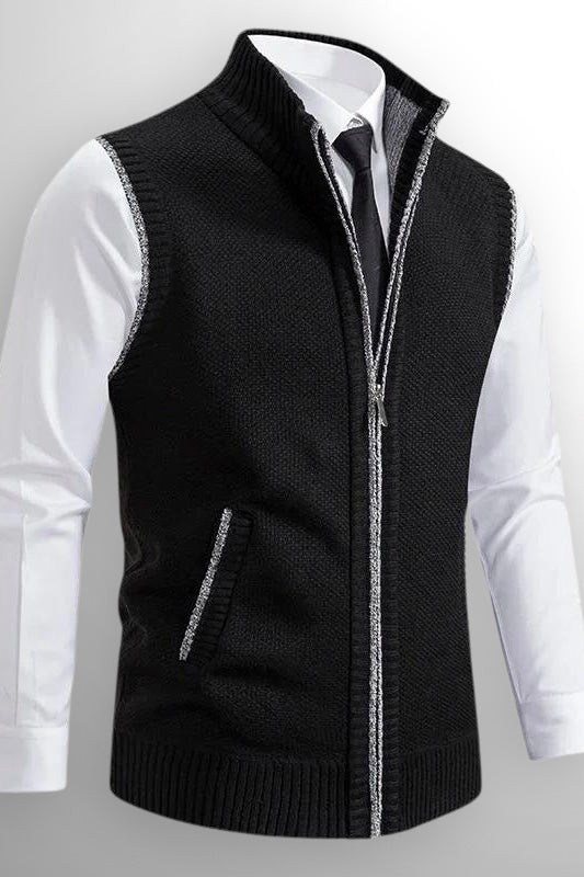 HARRISON FULL-ZIP SWEATER VEST