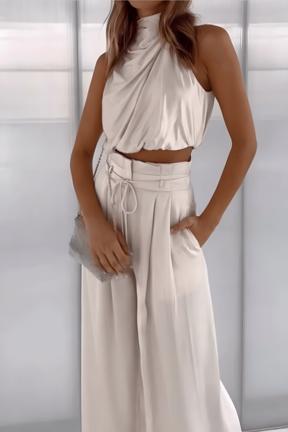Brittany – Stylish Summer Silk Ensemble