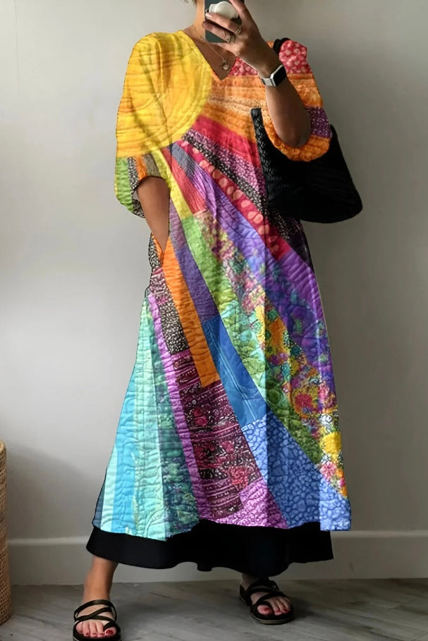 DIEDE - COLORFUL DRESS