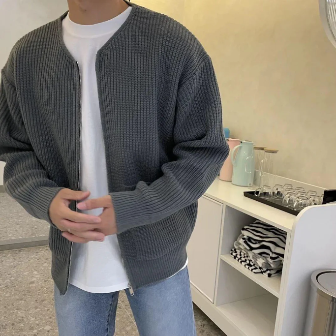 FEDERICO - TRENDY KNITTED CARDIGAN