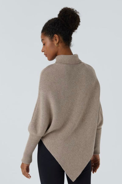 AMAYA™ – ASYMMETRICAL TURTLENECK SWEATER
