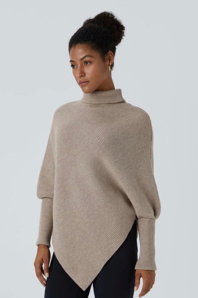 AMAYA™ – ASYMMETRICAL TURTLENECK SWEATER