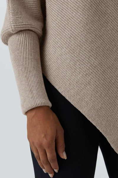 AMAYA™ – ASYMMETRICAL TURTLENECK SWEATER