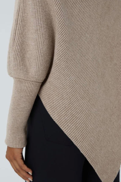 AMAYA™ – ASYMMETRICAL TURTLENECK SWEATER