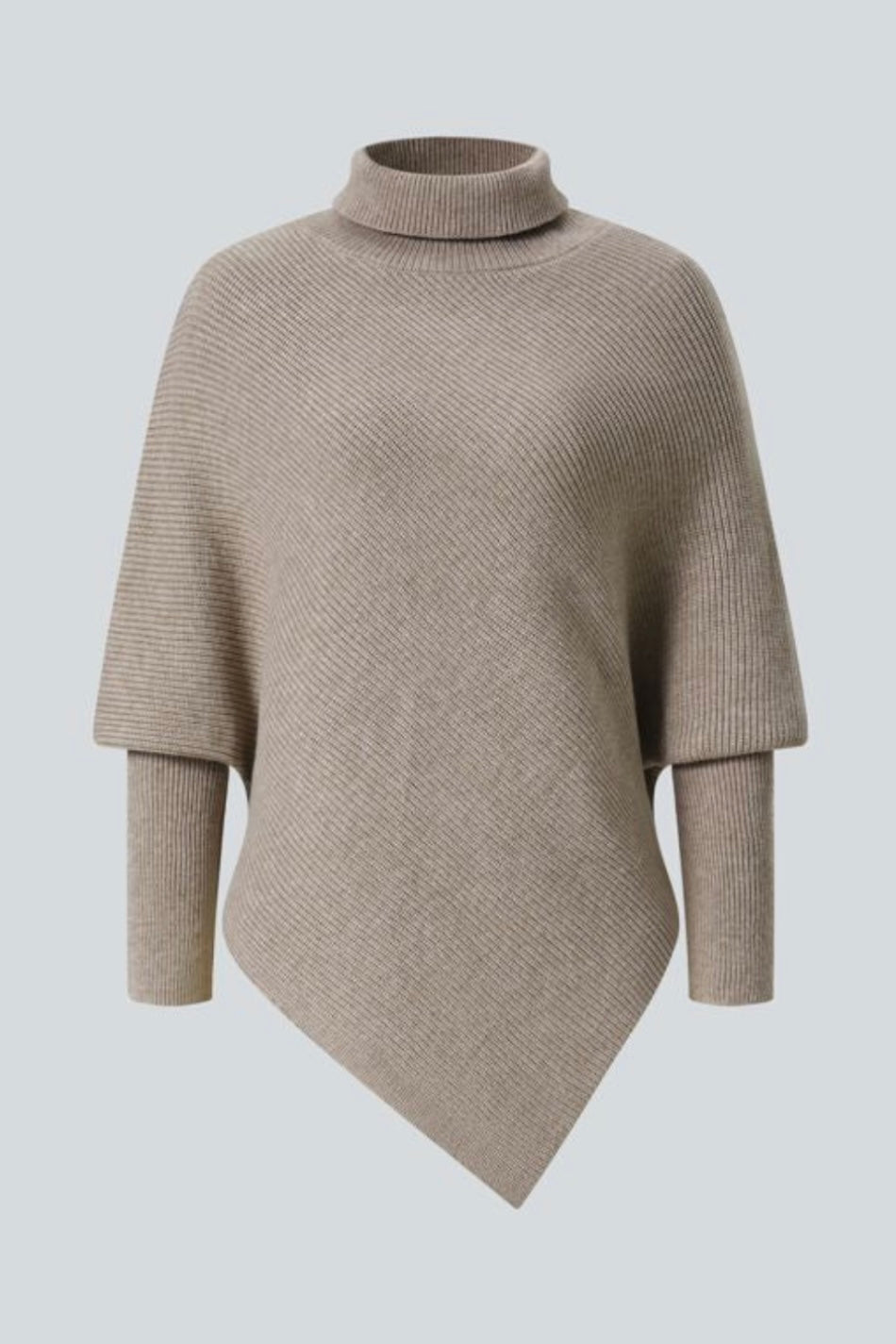 AMAYA™ – ASYMMETRICAL TURTLENECK SWEATER