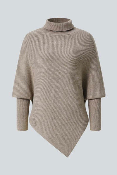 AMAYA™ – ASYMMETRICAL TURTLENECK SWEATER