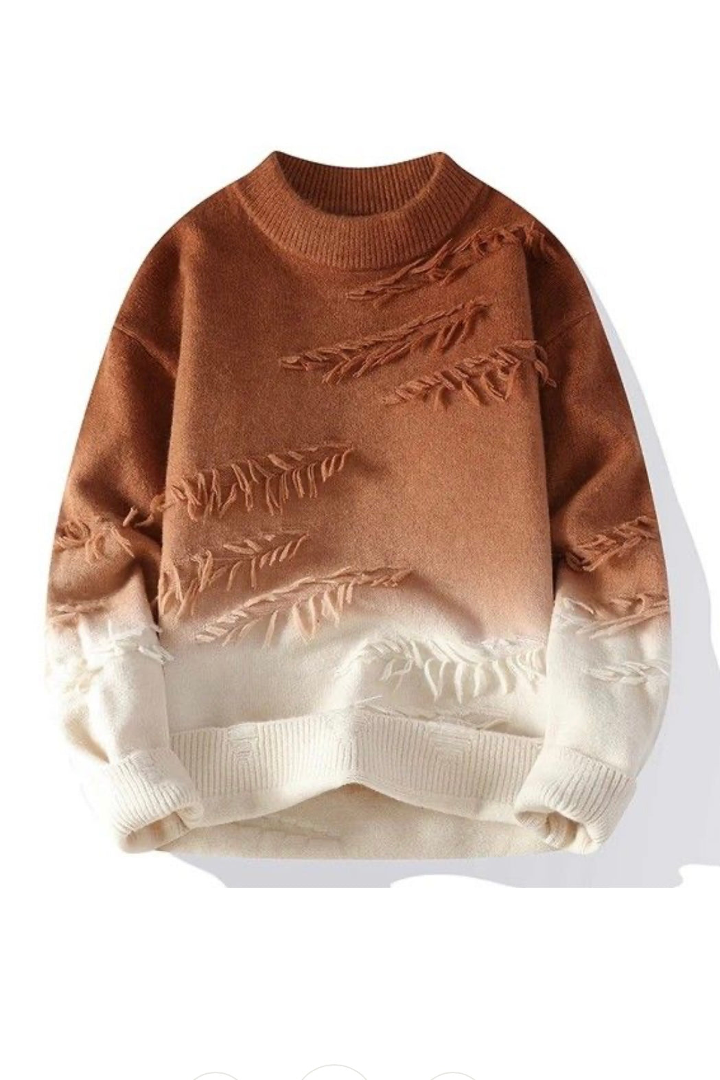ALEX EMBER OMBRE KNIT SWEATER
