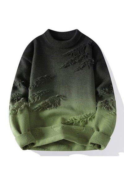 ALEX EMBER OMBRE KNIT SWEATER