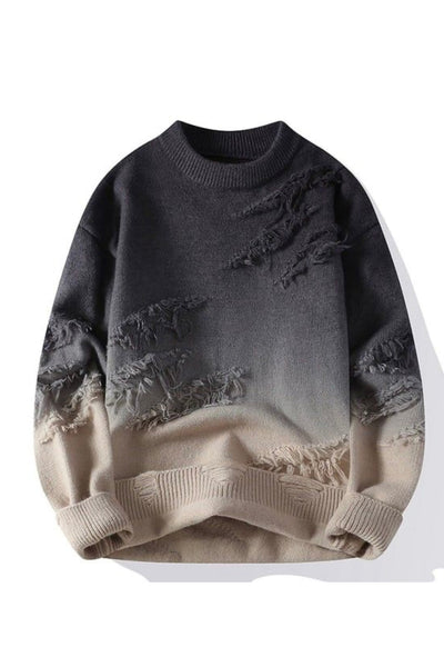 ALEX EMBER OMBRE KNIT SWEATER