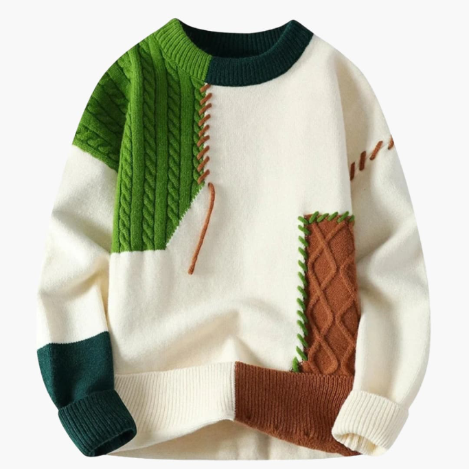RÉVE | PATCHWORK SWEATER