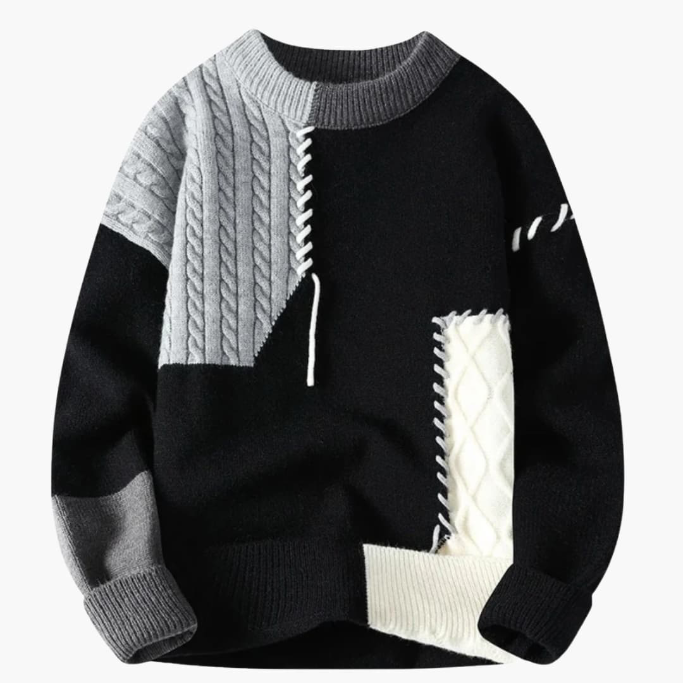 RÉVE | PATCHWORK SWEATER