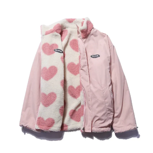 MAISIE | DOUBLE-SIDED HEART COAT - UNIQUE COLLECTION