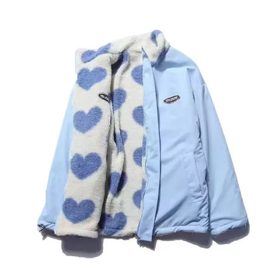 MAISIE | DOUBLE-SIDED HEART COAT - UNIQUE COLLECTION