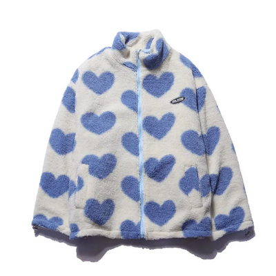MAISIE | DOUBLE-SIDED HEART COAT - UNIQUE COLLECTION