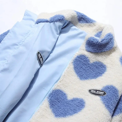 MAISIE | DOUBLE-SIDED HEART COAT - UNIQUE COLLECTION