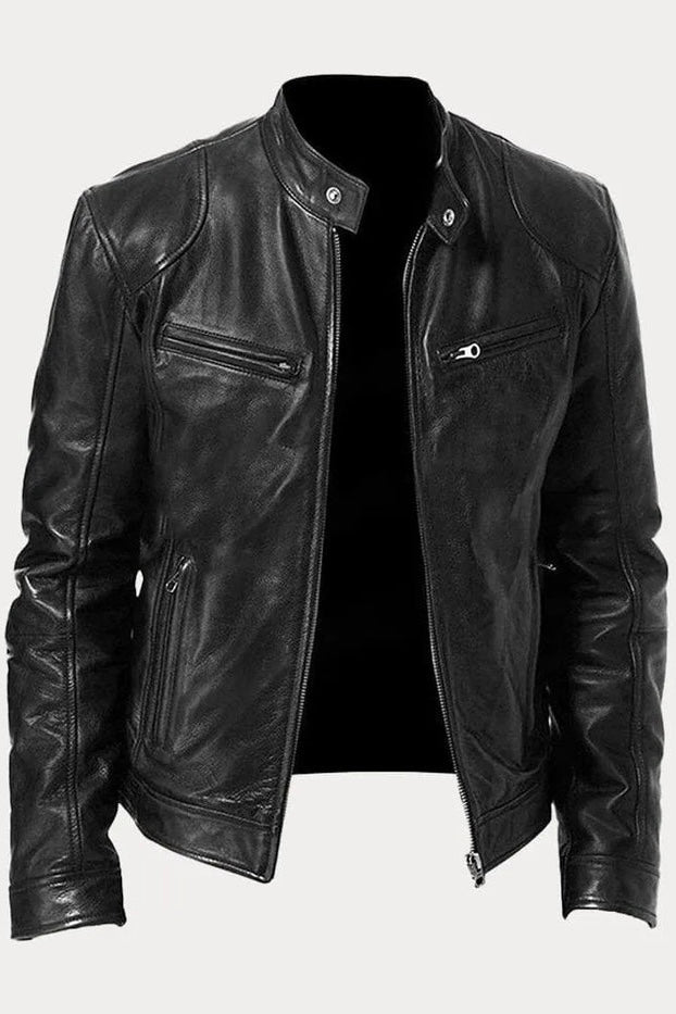 Ralph | Casual Leather Jacket: Timeless Style and Comfort