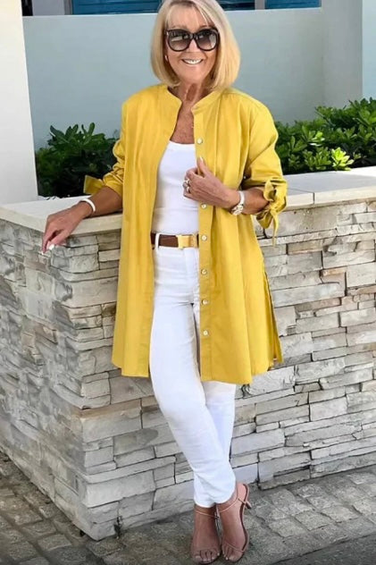 CHERISH - COTTON & LINEN SHIRT