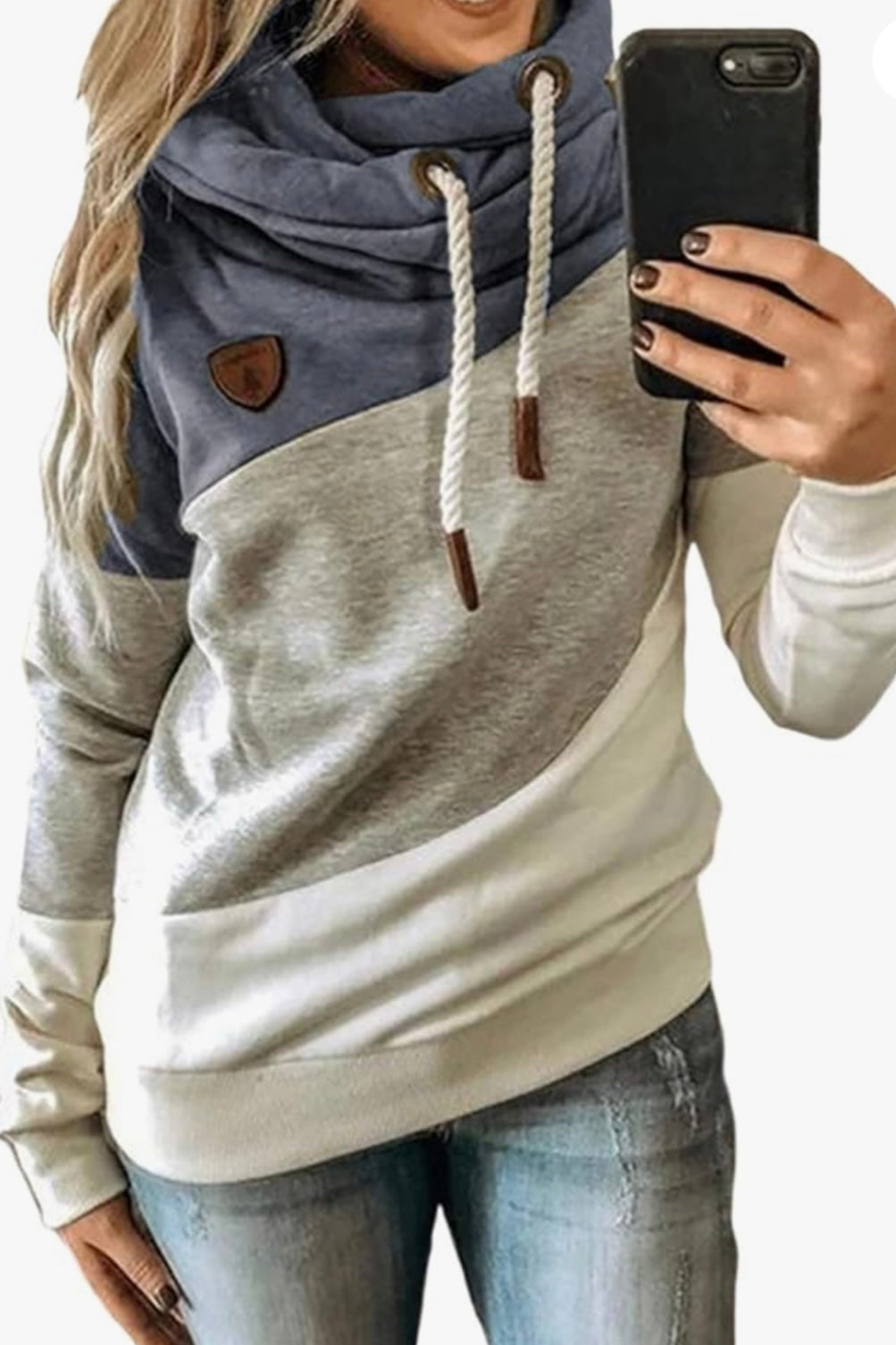 2025 NEW ROSA - COLOR BLOCK HOODIE