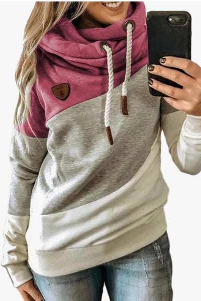 2025 NEW ROSA - COLOR BLOCK HOODIE