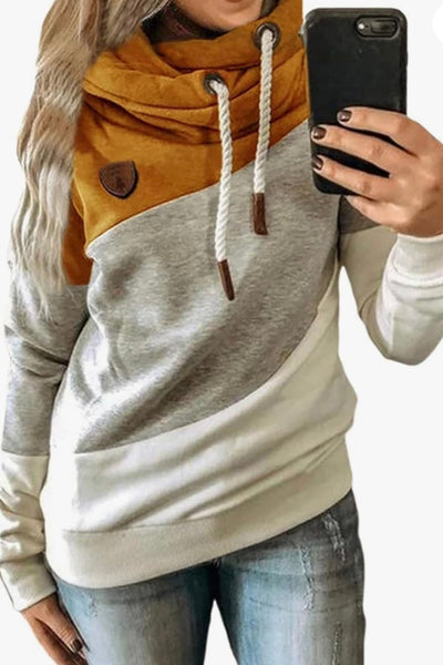 2025 NEW ROSA - COLOR BLOCK HOODIE