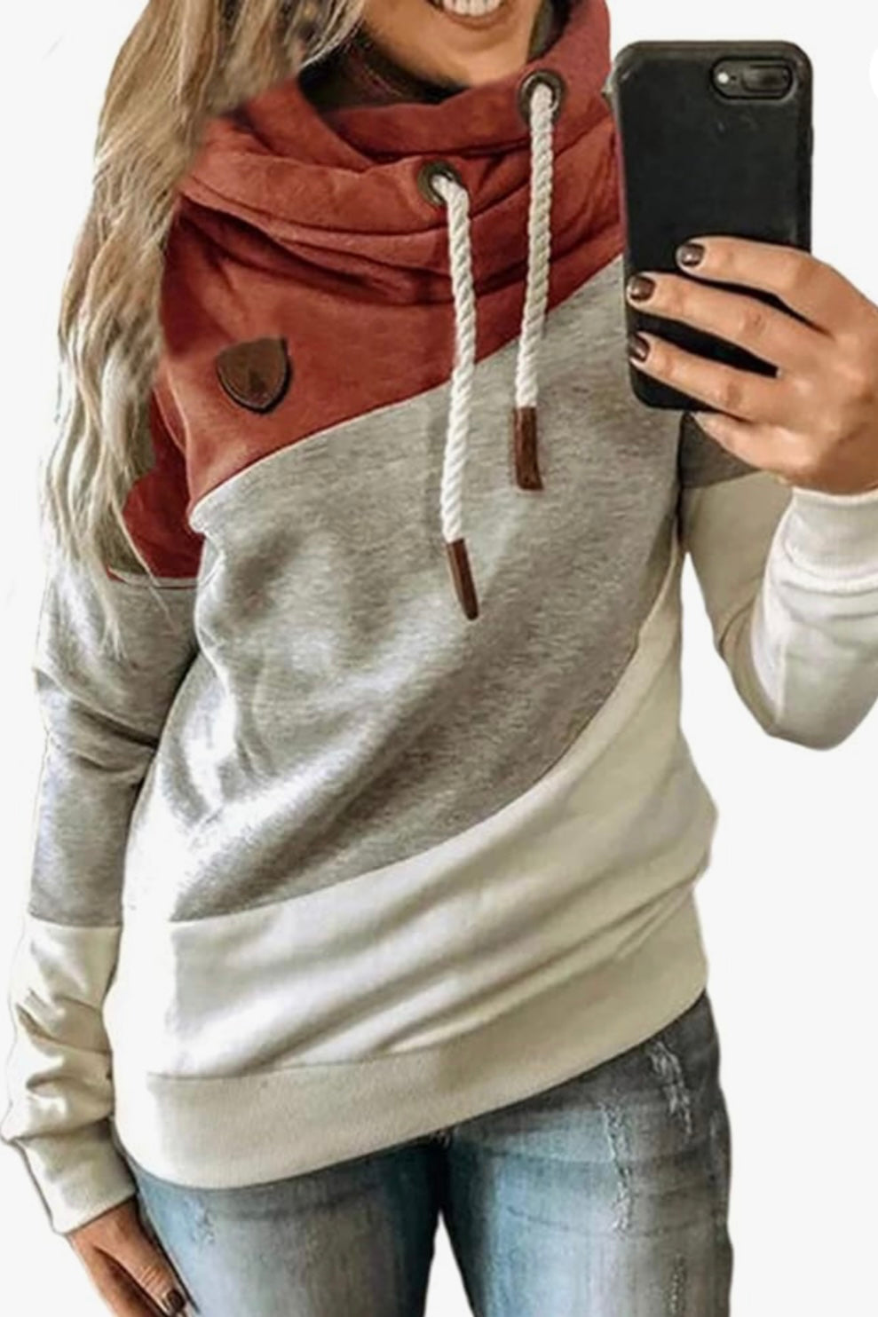 2025 NEW ROSA - COLOR BLOCK HOODIE