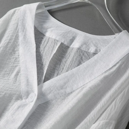 ELLA LINEN BLOUSE