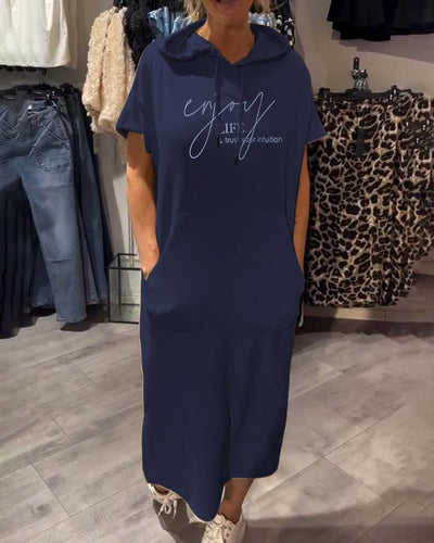 SASKIA™ | Casual Hoodie Dress