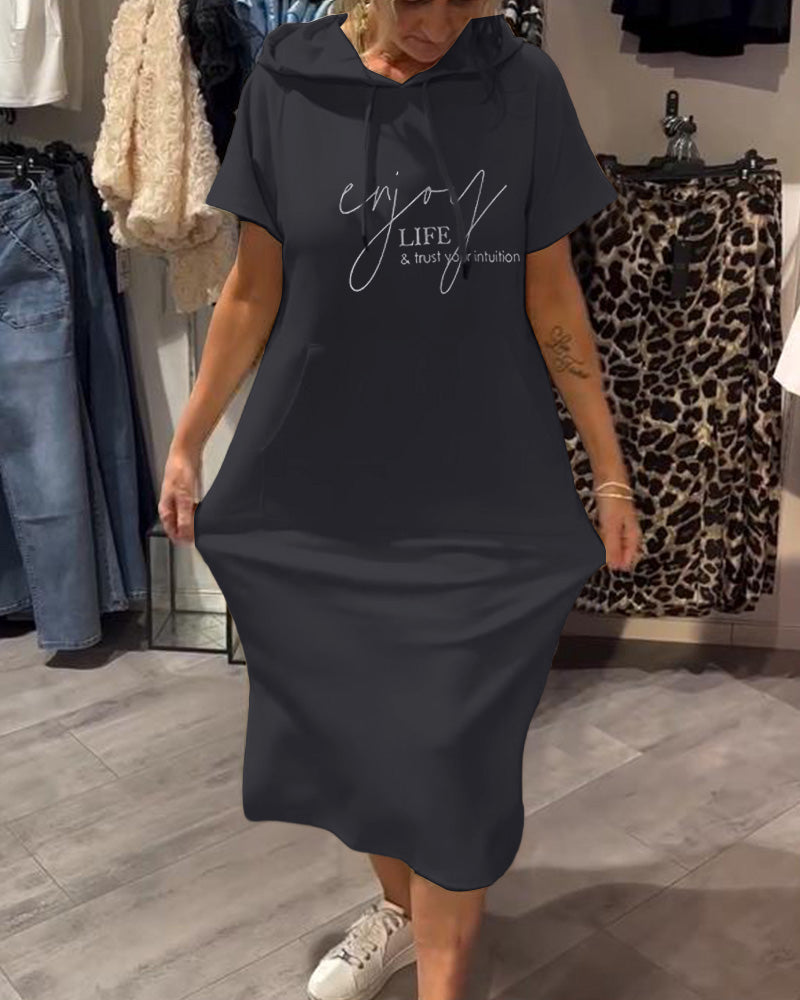 SASKIA™ | Casual Hoodie Dress