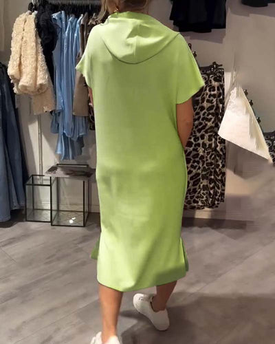 SASKIA™ | Casual Hoodie Dress