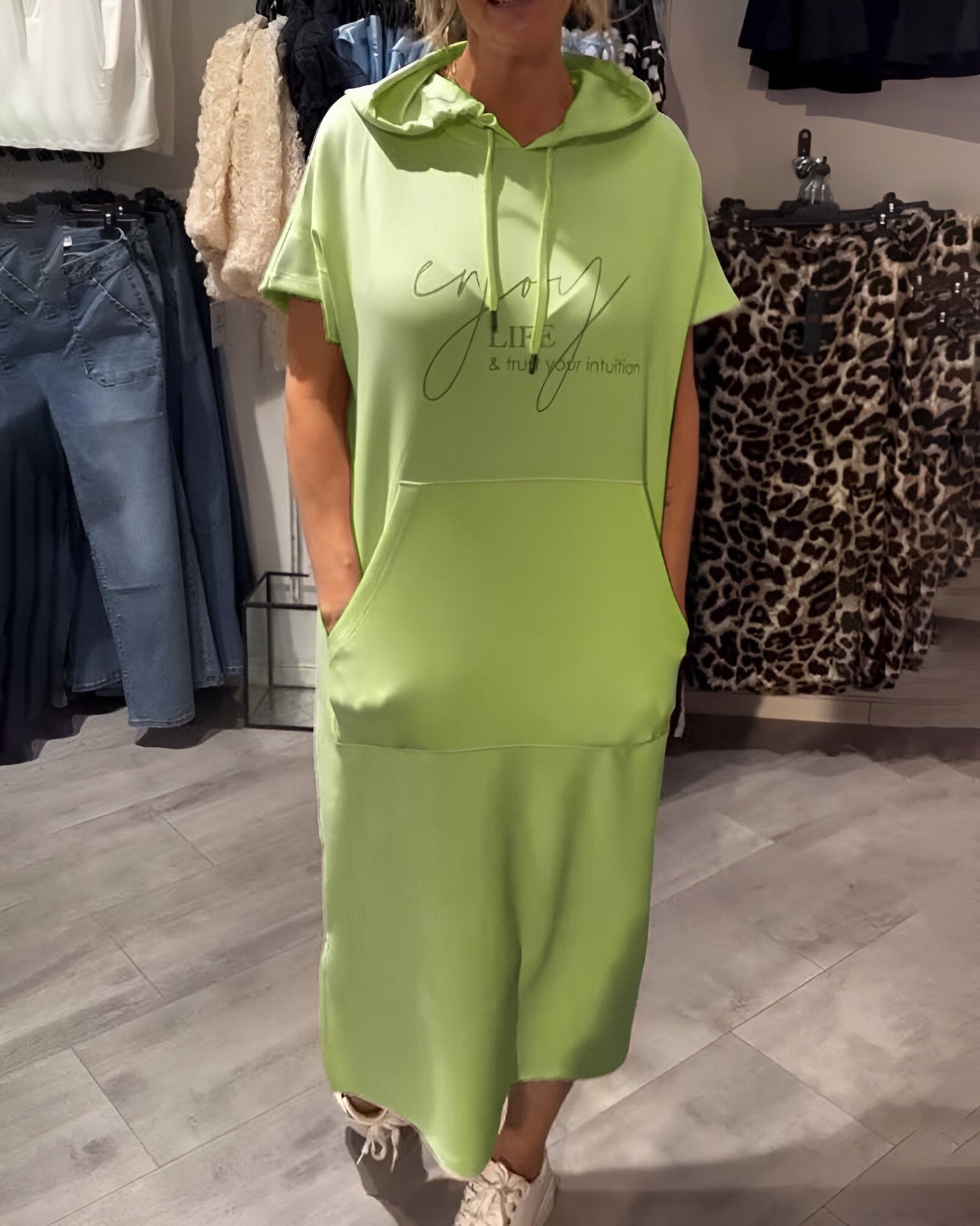 SASKIA™ | Casual Hoodie Dress