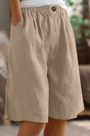 Hallie – Wide Casual Shorts