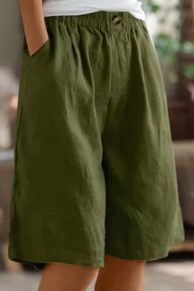 Hallie – Wide Casual Shorts
