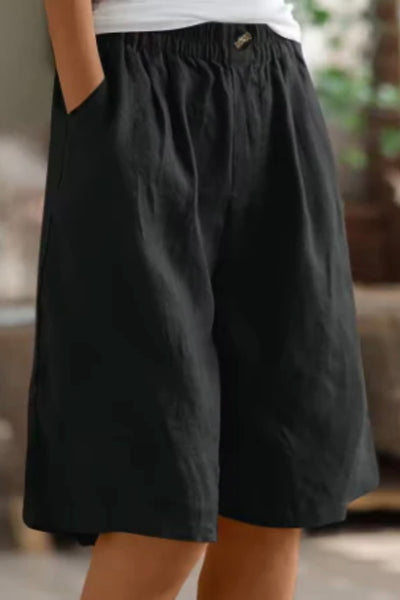 Hallie – Wide Casual Shorts
