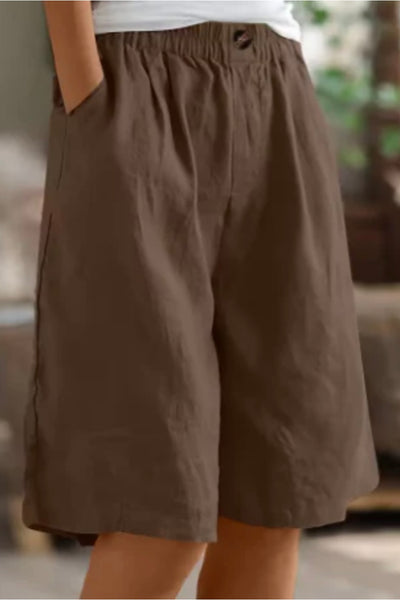 Hallie – Wide Casual Shorts