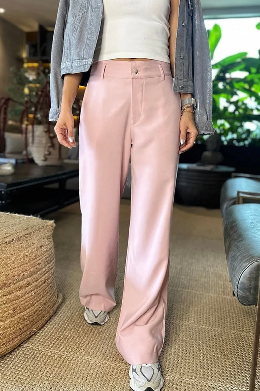 Drape Casual Suit Trousers
