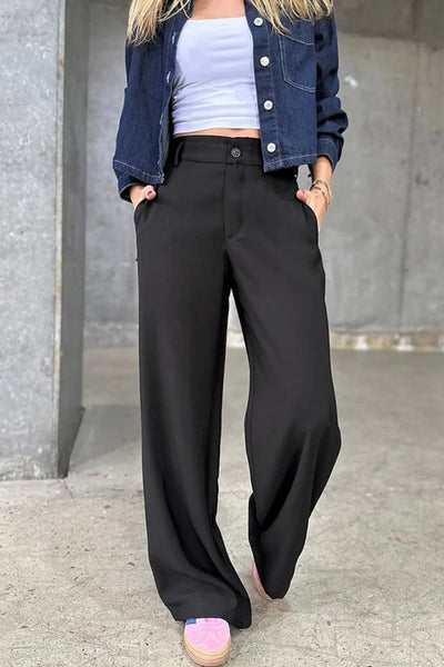 Drape Casual Suit Trousers